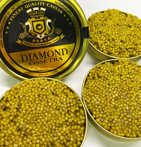 photo of product "Diamond Ossetra Caviar" from bemka, answering the question what is the Most Expensive Caviar Ever