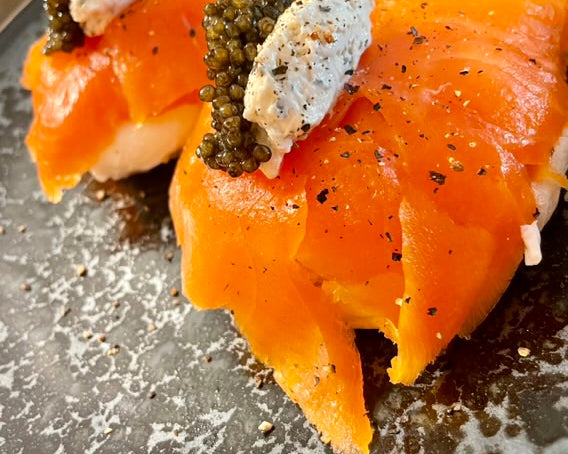 Smoky Elegance: A Nordic Smoked Salmon & Caviar Treat