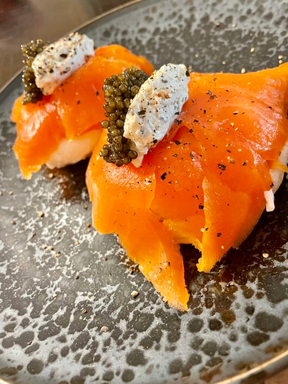 Smoky Elegance: A Nordic Smoked Salmon & Caviar Treat