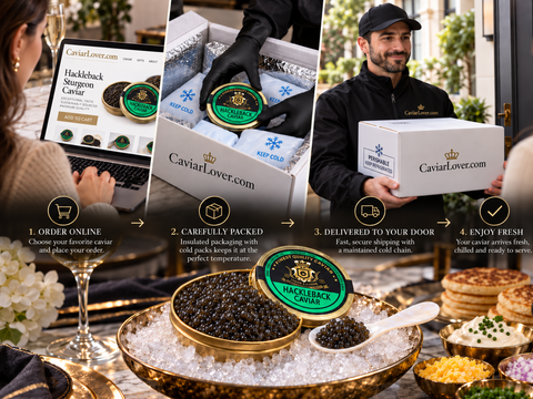 How Does Online Caviar Delivery Work?