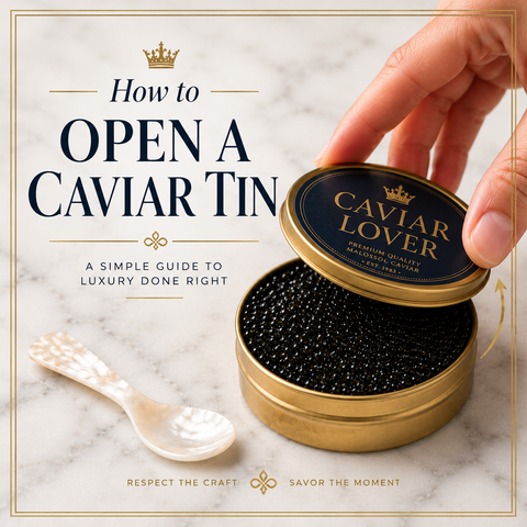 How to Open a Caviar Tin