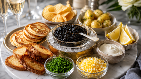 What Side Dishes to Eat with Caviar