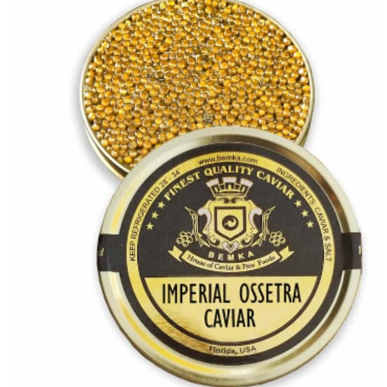 Photo of Bemka Imperial Ossetra Caviar for the article What is the Best Caviar in the World