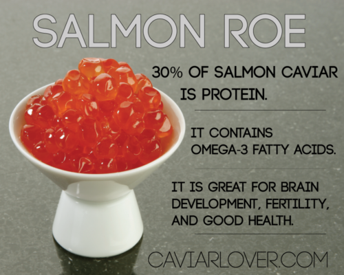 Salmon Roe Benefits graphic