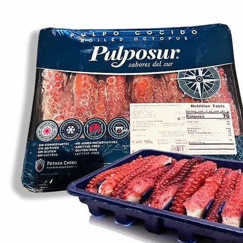 Cooked Spanish Octopus Tentacles - Large - Frozen - Caviar Lover - Cooked Spanish Octopus Tentacles - Large - Frozen