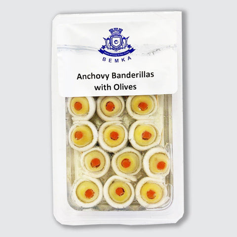 Green Olives Marinated Anchovy 7 Oz - Caviar Lover - Green Olives Marinated Anchovy 7 Oz