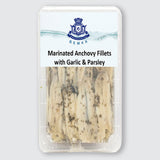 Marinated Anchovy In Garlic Parsley 7 Oz - Caviar Lover - Marinated Anchovy In Garlic Parsley 7 Oz