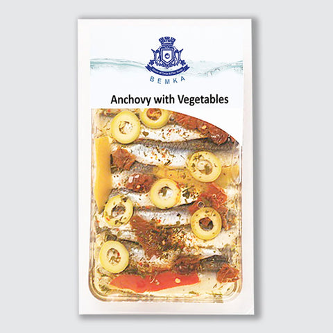 Marinated Anchovy With Vegetable 7 Oz - Caviar Lover - Marinated Anchovy With Vegetable 7 Oz