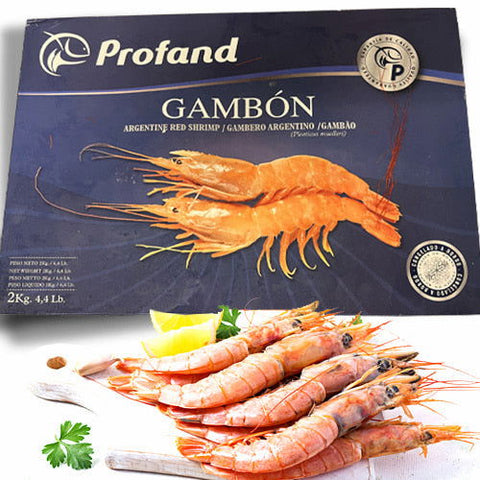 Raw Argentine Red Shrimp (4.4 Lb) - Caviar Lover - Raw Argentine Red Shrimp (4.4 Lb)