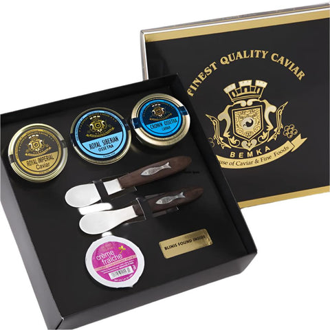 Royal Caviar Gift Box Triad - Caviar Lover - Royal Caviar Gift Box Triad