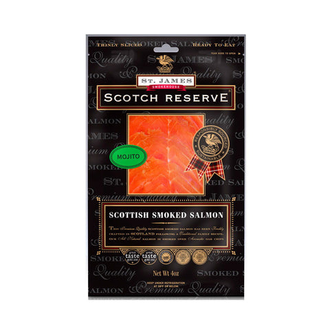 Scottish Reserve Smoked Salmon Infused With Mojito - Caviar Lover - Scottish Reserve Smoked Salmon Infused With Mojito
