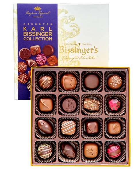 Bissinger's Handcrafted Chocolate Karl Bissinger, 16 Piece Assorted Gift Box