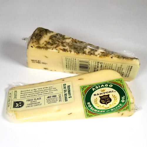 Rosemary & Olive Oil Asiago Cheese  5.3 Oz Cheese Caviar Lover Bemka