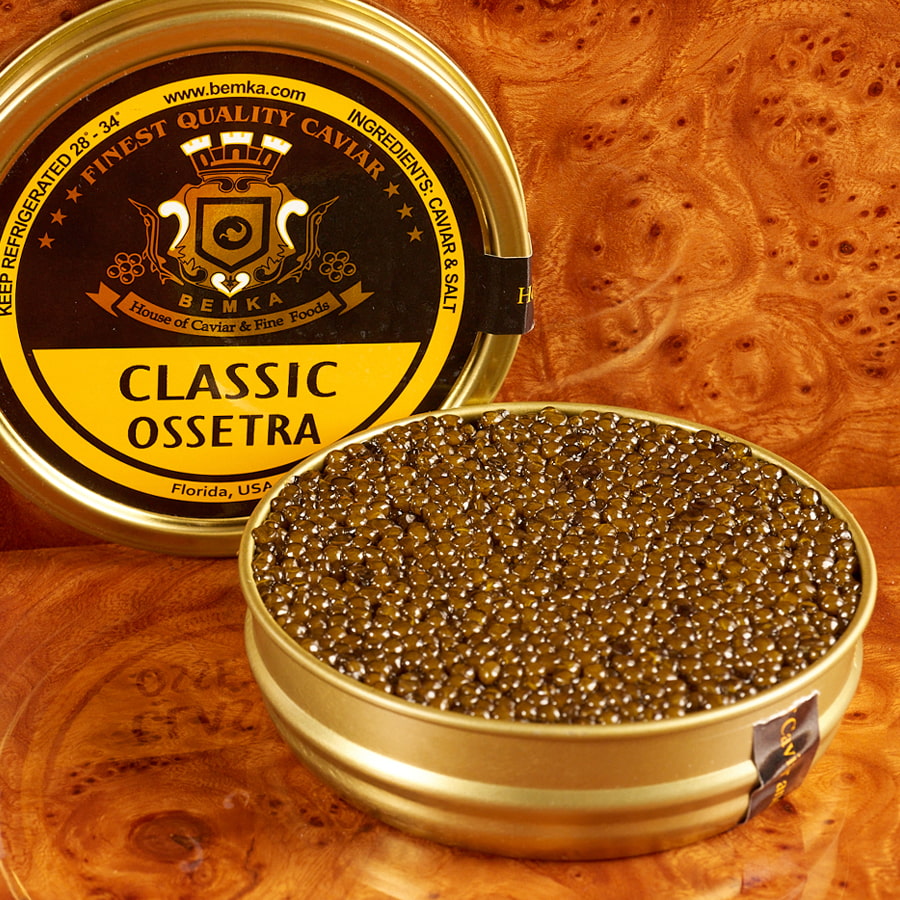 Classic Russian Ossetra Caviar Caviar Bemka