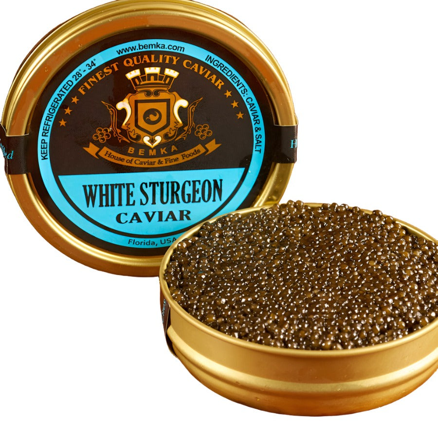 California Premium White Sturgeon Caviar Bemka