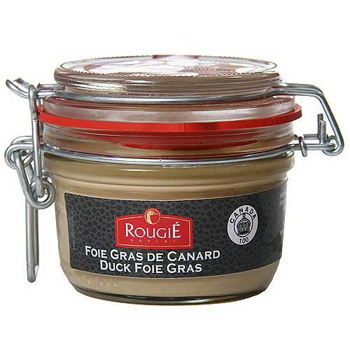 Block Of Duck Foie Gras With Armagnac Brandy, Micuit 4.4 Oz Foie Gras Rougié