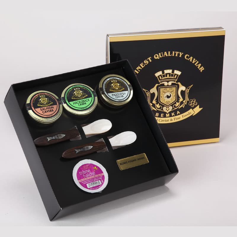 American Dream Gift Box Triad Gifts Caviar Lover Bemka