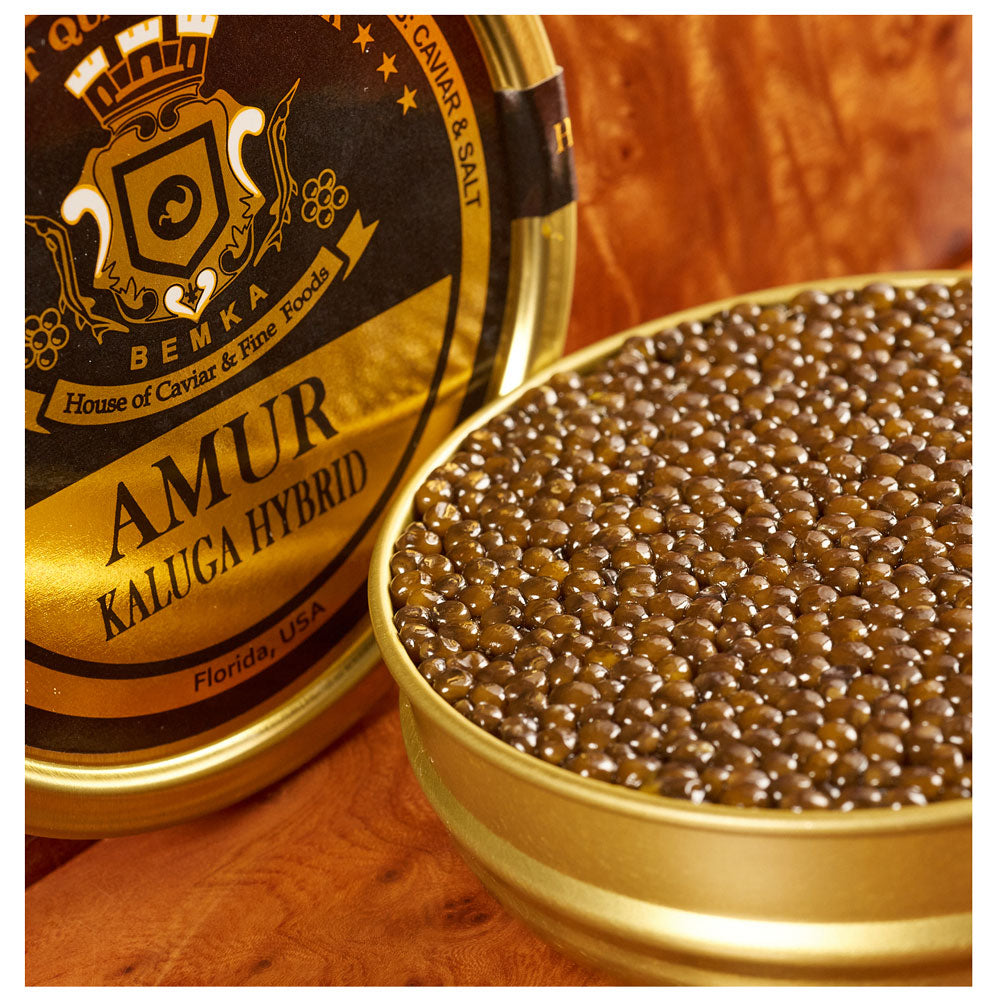 Catering Sized Amur Caviar: 1700G / 1.7 Kg Tin Caviar Caviar Lover Bemka